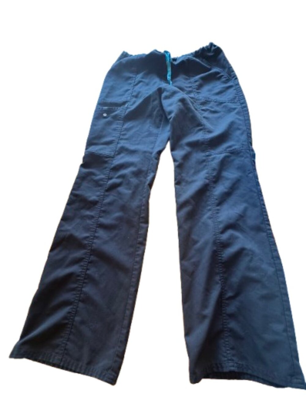 Scrubstar Medical Scrub Pants Size Small, Black & Turquoise (P3)